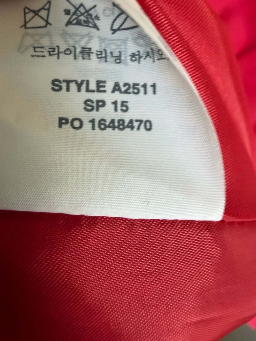 J.Crew V-Neck Pleated A-Line Dress Red Petite 0 - Picture 3 of 5